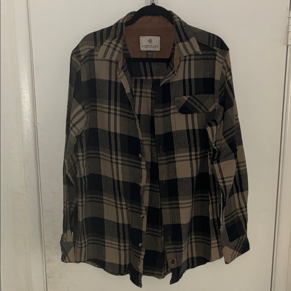 Legendary Whitetails Plaid Button-Up Shirt